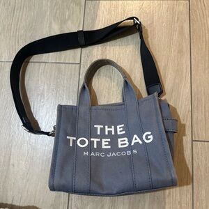 Marc Jacobs The Tote Bag Small Blue Canvas Crossbody